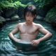 苏明远，内容编辑，年轻男性，咖啡馆场景，自然光，随性专注